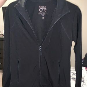Barco one black scrub jacket